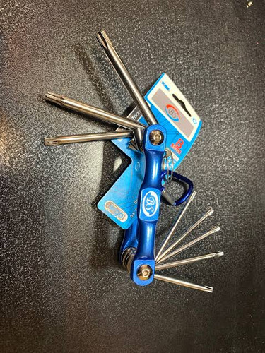 آچار آلن بی اس مدل چاقویی کد bs3051 مجموعه 8 عددی+ارسال رایگان